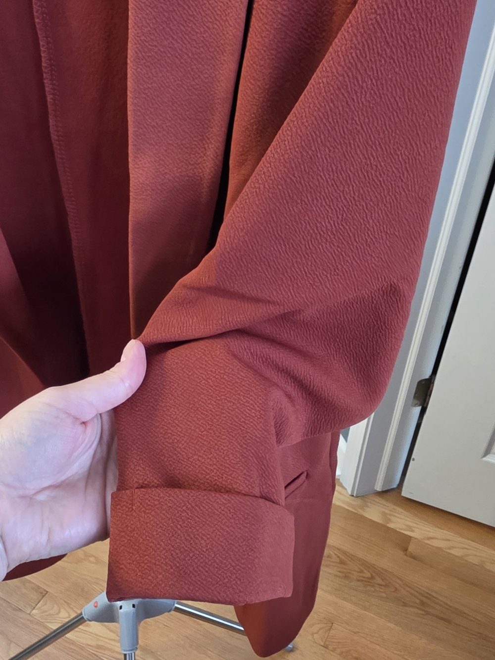 Maurices Open-Front Blazer in Rust - Picture 6 of 10